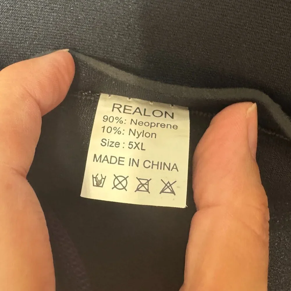 Realon Full Body Wetsuit Women's Size 5XL Black Purple